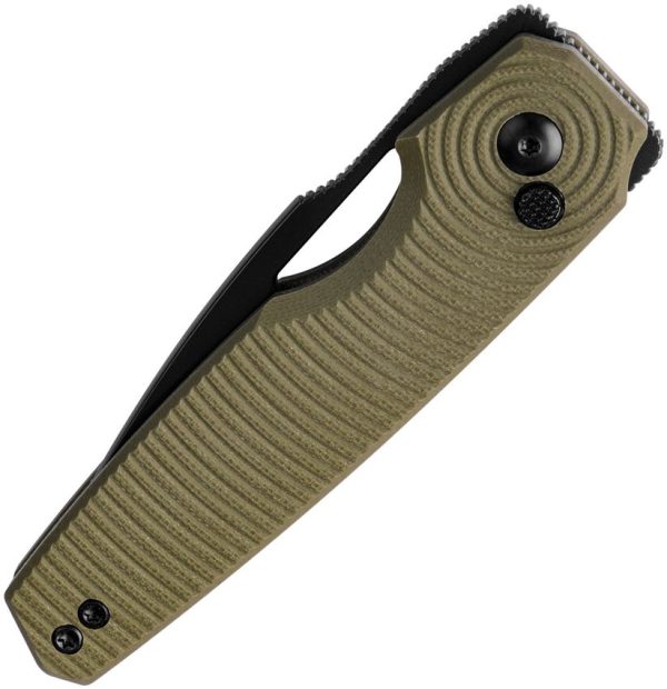 Kizer Cutlery Dogfish Button Lock - OD G10