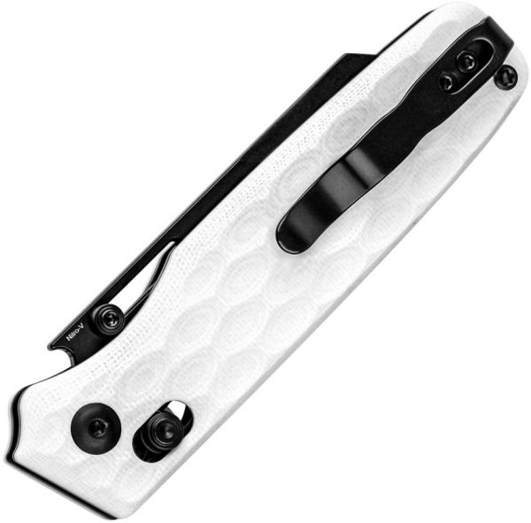 Kizer Cutlery Task Clutch Lock - White G10