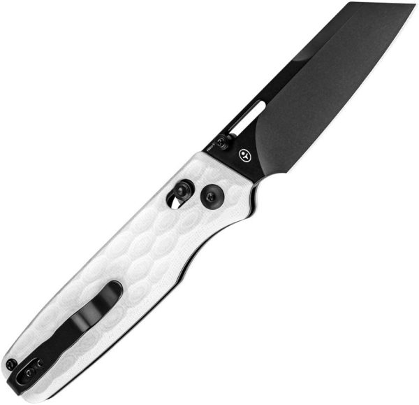 Kizer Cutlery Task Clutch Lock - White G10