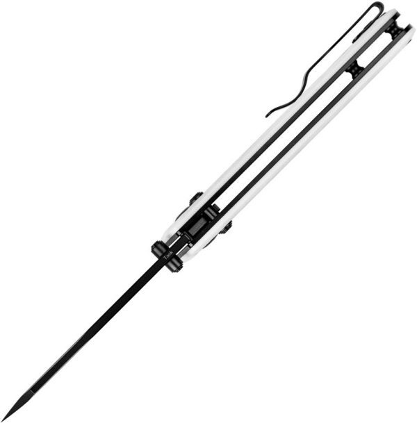 Kizer Cutlery Task Clutch Lock - White G10