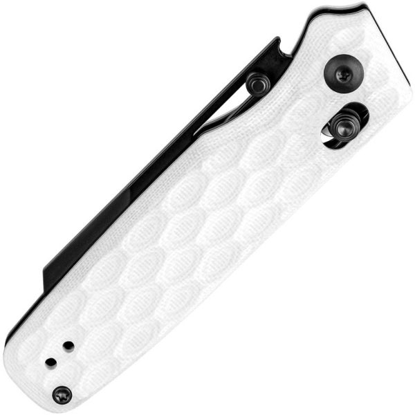 Kizer Cutlery Task Clutch Lock - White G10