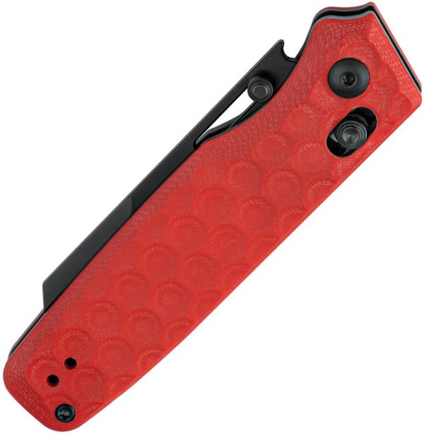 Kizer Cutlery Task Clutch Lock - Red G10