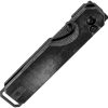 Kizer Cutlery KUH Button Lock - Black Micarta