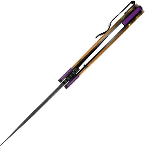 Kizer Cutlery Mini Momo Linerlock - Purple Bolster