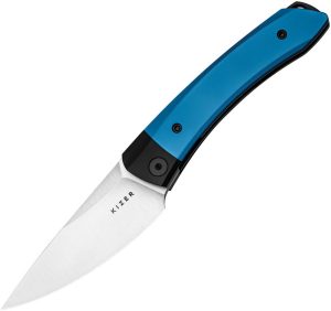 Kizer Mini Momo Linerlock - Blue Aluminum 154CM