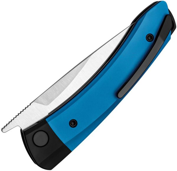 Kizer Mini Momo Linerlock - Blue Aluminum 154CM