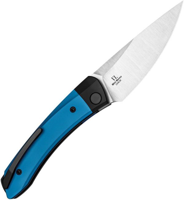 Kizer Mini Momo Linerlock - Blue Aluminum 154CM