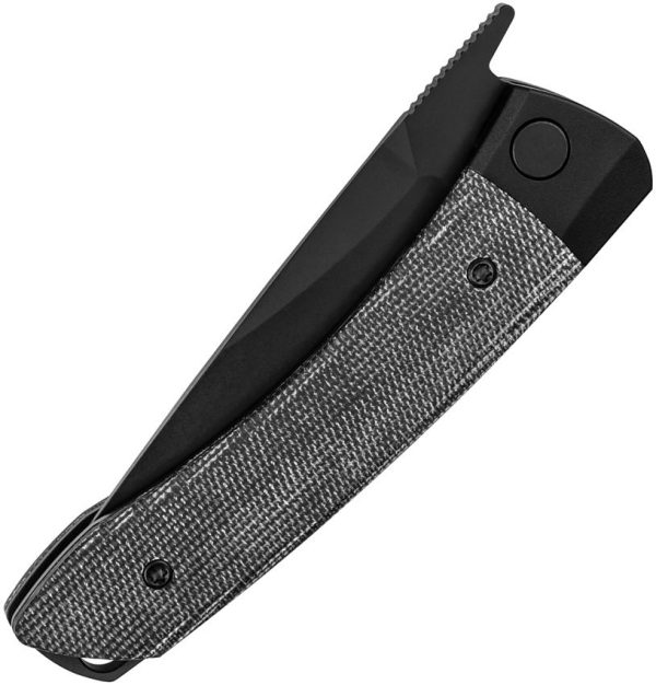 Kizer Mini Momo Linerlock - Black Micarta 154CM