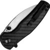 Kizer Mini Grouper Button Lock - Carbon Fiber Nitro V