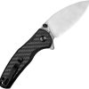 Kizer Mini Grouper Button Lock - Carbon Fiber Nitro V