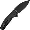 Kizer Mini Grouper Button Lock - Carbon Fiber Black
