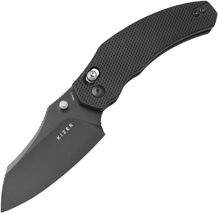Kizer Cutlery Bulldog Clutch Lock Folding Knife 3" Nitro V Black