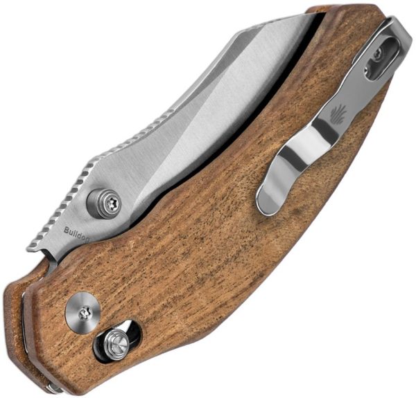 Kizer Bulldog Clutch Lock - Mkuruti Wood Nitro V