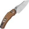 Kizer Bulldog Clutch Lock - Mkuruti Wood Nitro V