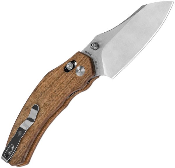 Kizer Bulldog Clutch Lock - Mkuruti Wood Nitro V