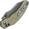 Kizer Bulldog Clutch Lock - Green Micarta Nitro V