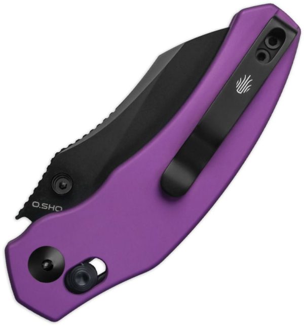 Kizer Mini Bulldog Clutch Lock - Purple Aluminum