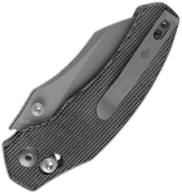 Kizer Mini Bulldog Clutch Lock - Black Micarta