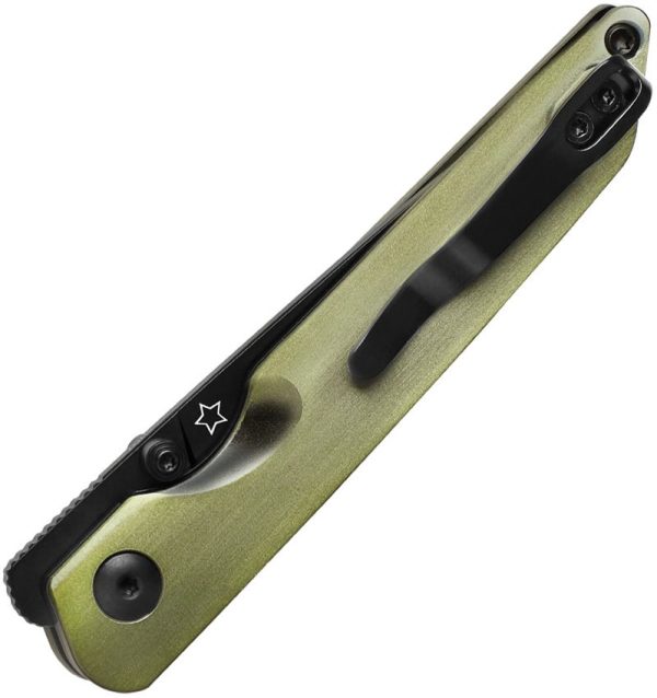 Kizer Shot Linerlock - Green Aluminum Handle