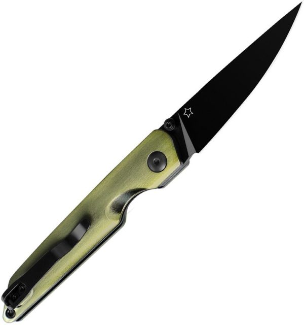 Kizer Shot Linerlock - Green Aluminum Handle