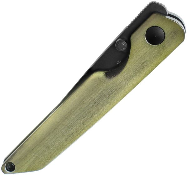 Kizer Shot Linerlock - Green Aluminum Handle
