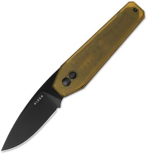 Kizer Tomb Button Lock - Amber PEI Handle