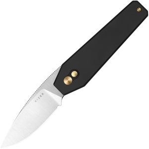 Kizer Tomb Button Lock - Black Aluminum