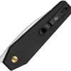 Kizer Tomb Button Lock - Black Aluminum