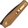 Kizer Cutlery Tomb Button Lock Folding Knife - Wood Handle