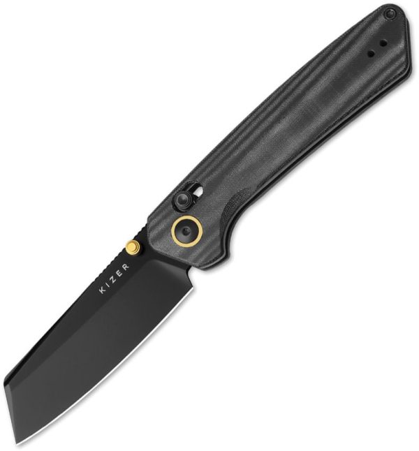 Kizer Cutlery Madrac Clutch Lock Black - Micarta