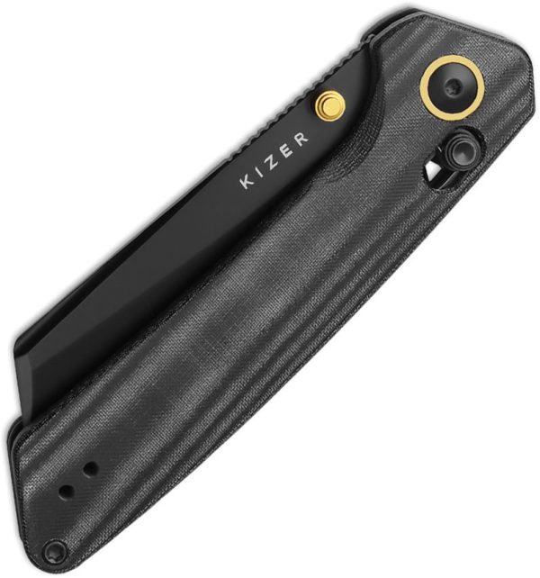 Kizer Cutlery Madrac Clutch Lock Black - Micarta