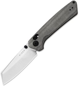 Kizer Cutlery Madrac Clutch Lock Sheepsfoot Black