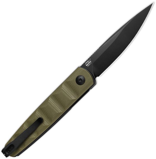 Kizer Bamboo Linerlock Green G10 Folding Knife