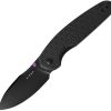 Kizer Meteora Linerlock Black Aluminum Drop Point