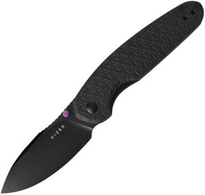Kizer Meteora Linerlock Black Aluminum Drop Point