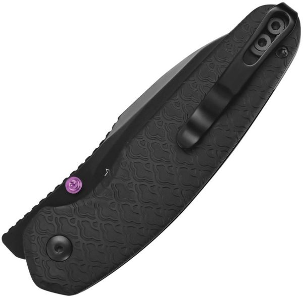 Kizer Meteora Linerlock Black Aluminum Drop Point