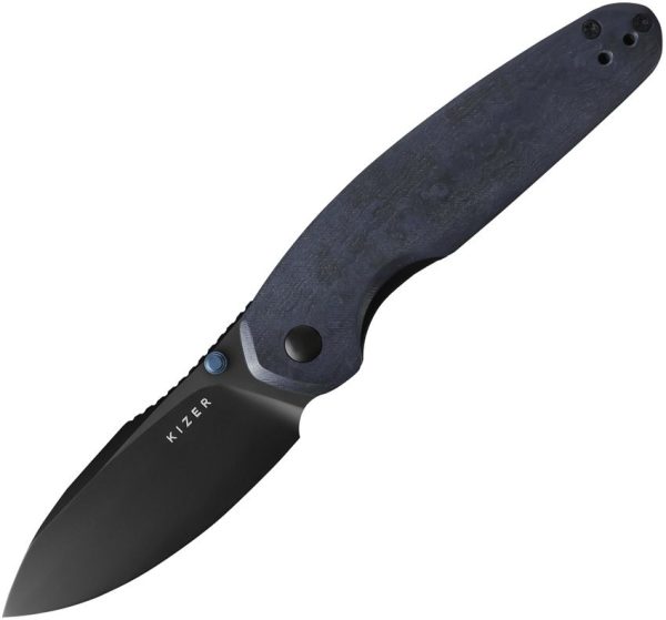 Kizer Meteora Linerlock Blue Canyon Richlite