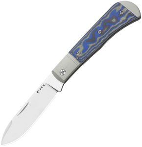 Kizer Cutlery Trestle D Slip Joint - Blue Micarta