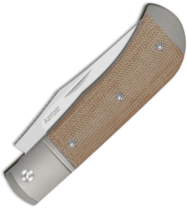 Kizer Cutlery Trestle Slip Joint - Titanium Micarta