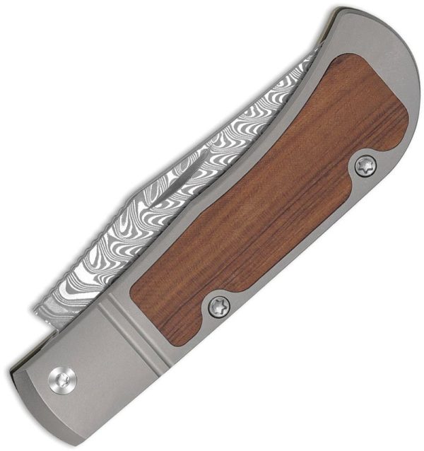 Kizer Cutlery Trestle Slip Joint - Damascus Titanium