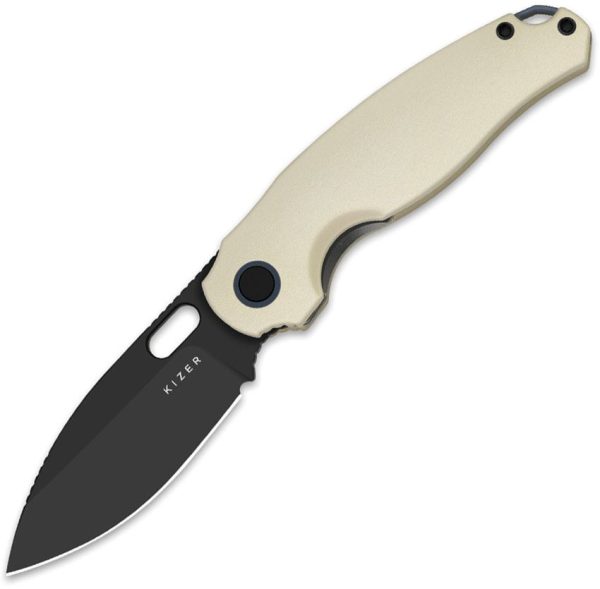 Kizer Cutlery Seagull Linerlock - Ivory Aluminum
