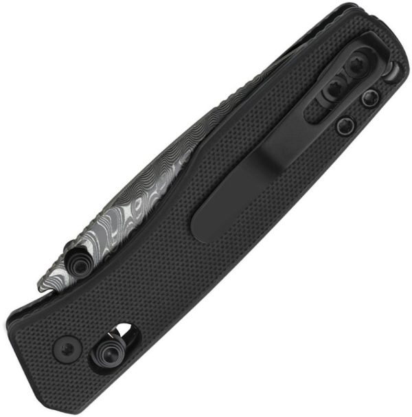 Kizer Cutlery Aegis Clutch Lock - Damascus Black