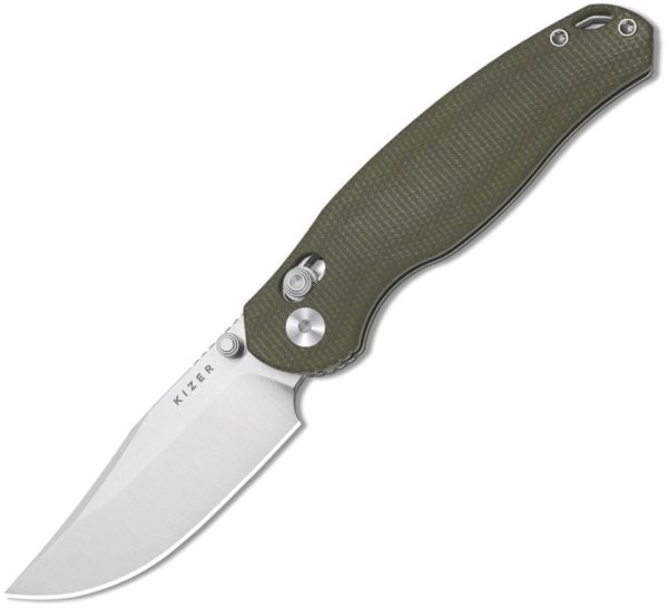 Kizer Cutlery Phoca CC Clutch Lock Micarta