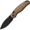 Kizer Cutlery Phoca BD Button Linerlock Brown
