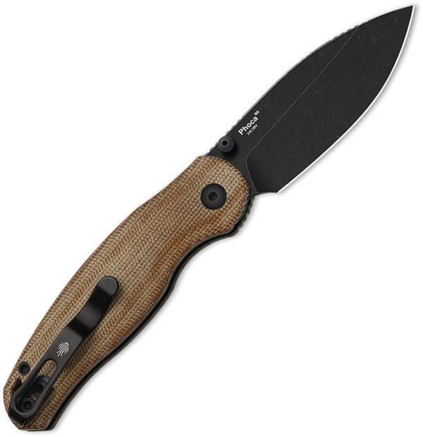 Kizer Cutlery Phoca BD Button Linerlock Brown