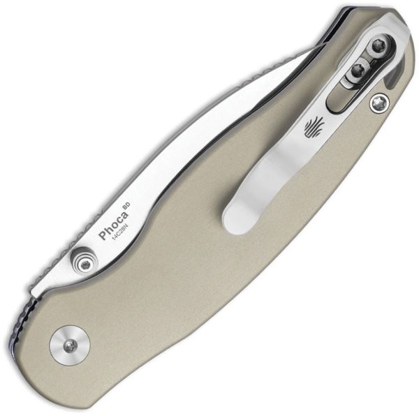 Kizer Cutlery Phoca BD Button Linerlock Aluminum