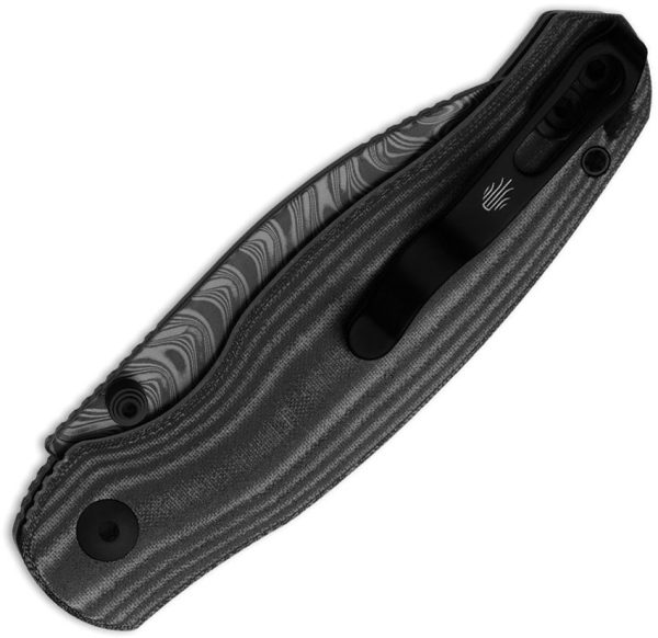 Kizer Cutlery Phoca BD Button Linerlock Damascus