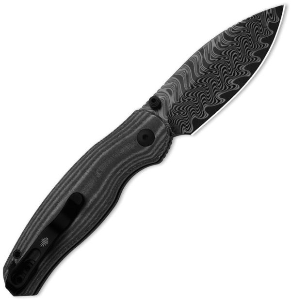 Kizer Cutlery Phoca BD Button Linerlock Damascus