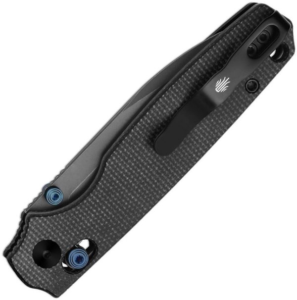 Kizer Pokiman Clutch Lock - Black Micarta AEB-L