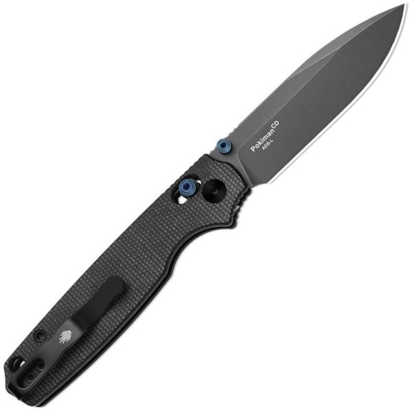 Kizer Pokiman Clutch Lock - Black Micarta AEB-L